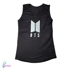 تاپ زنانه نخ پنبه طرح Bts - فروشگاه اینترنتی پزبده|اکسسوری زنانه