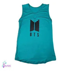 تاپ زنانه نخ پنبه طرح Bts - فروشگاه اینترنتی پزبده|اکسسوری زنانه