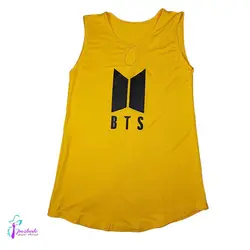 تاپ زنانه نخ پنبه طرح Bts - فروشگاه اینترنتی پزبده|اکسسوری زنانه