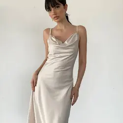 پیراهن مجلسی زنانه ساتن جنس ترک - فروشگاه اینترنتی پزبده