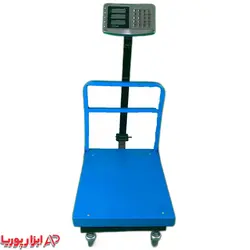 باسکول 300 کیلویی کمری چرخ دار