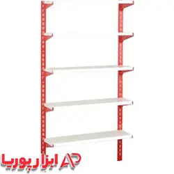 ست قفسه سوپر مارکتی پایه 2.5 متری 5 طبقه سایز 25*95