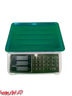 ترازو 40 کیلویی محک دکمه استیل 6 رقمی