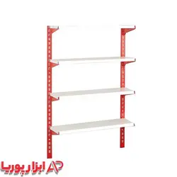 ست قفسه فروشگاهی پایه 1.5 متری 4 طبقه سایز 30*95