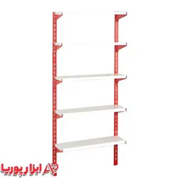 ست قفسه فروشگاهی پایه 2 متری 5 طبقه سایز 30*95