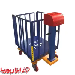 باسکول 700 کیلویی دام کش چرخدار نیکو