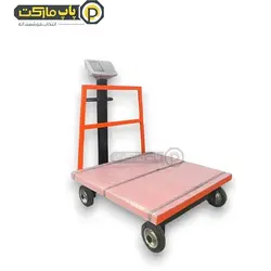 باسکول 800 کیلو با چرخ ورقی شرکتی کفی 80*80