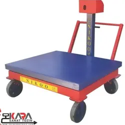 باسکول نیکو مدل میدانی 1 تن چرخ دار دستی