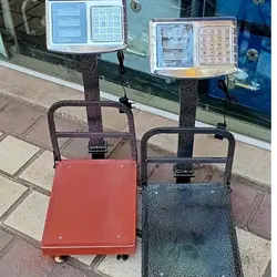 ترازو باسکول ۲۰۰ کیلویی گارددار تاشو کیبورد استیل