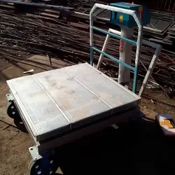 ترازو باسکول ۱ تنی چرخدار ۱۰۰×۱۰۰