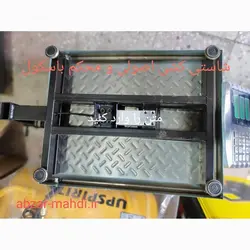 باسکول ۳۰۰ کیلویی کیبرد استیل تاشو گاردار کمرو مدل مانیتور دوطرفه