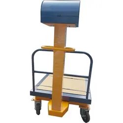 باسکول ۶۰۰کیلویی چرخدار صنعتی