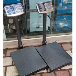 ترازو باسکول ۳۰۰ کیلویی تاشو کیبورد استیل