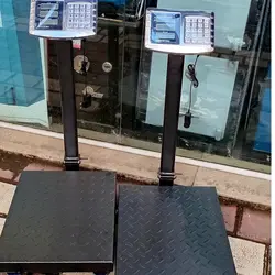 ترازو باسکول ۳۰۰ کیلویی تاشو کیبورد استیل