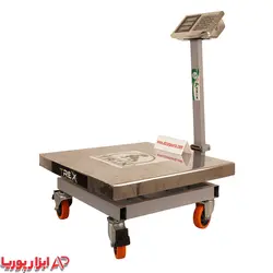 باسکول 500 کیلویی کمری چرخدار بدنه تیرکس استیل  60*60