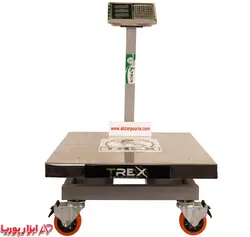 باسکول 700 کیلویی کمری چرخدار بدنه تیرکس استیل  60*60