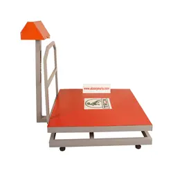 باسکول 800 کیلویی کمری بدنه تیرکس 80*80 + محافظ نمایشگر