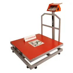 باسکول 800 کیلویی محک بدنه تیرکس 80*80 + محافظ نمایشگر