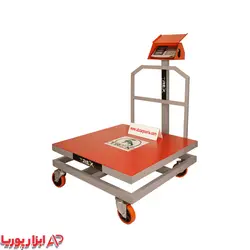 باسکول 800 کیلویی کمری بدنه تیرکس 80*80 + چرخ دار