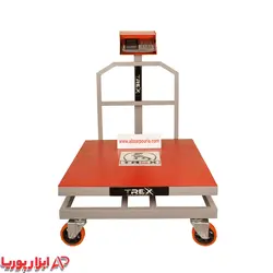 باسکول 700 کیلویی محک بدنه تیرکس 80*80 + چرخ دار