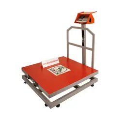 باسکول 700 کیلویی کمری بدنه تیرکس 80*80 + محافظ نمایشگر