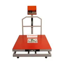 باسکول 700 کیلویی محک بدنه تیرکس 80*80 + محافظ نمایشگر