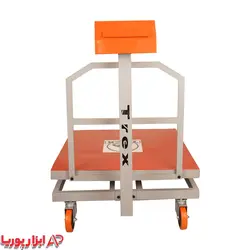 باسکول 600 کیلویی کمری بدنه تیرکس 80*80 + چرخ دار