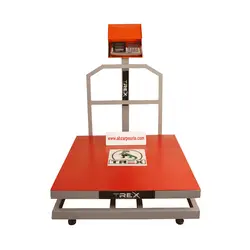 باسکول 600 کیلویی محک بدنه تیرکس 80*80 + محافظ نمایشگر