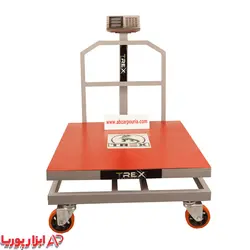 باسکول 700 کیلویی کمری بدنه تیرکس 80*80 + چرخ دار پرو