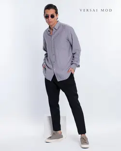 شلوار پارچه ای تک پیله مشکی 52383