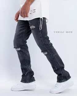 شلوار جین ذغالی boot1a