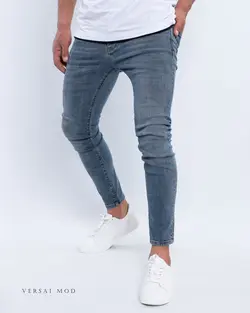 شلوار جین آبی طوسی 3073b