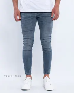 شلوار جین آبی طوسی 3073b