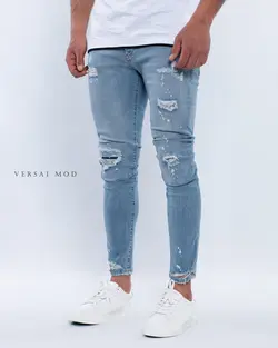 شلوار جین آبی روشن 10616d