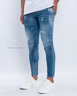 شلوارجین آبی روشن 3085b