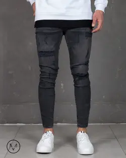 شلوار جین ذغالی 4716/1