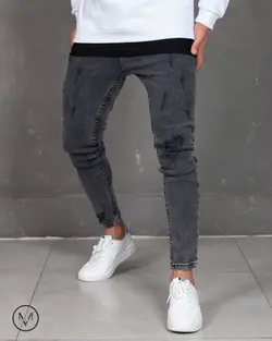 شلوارجین ذغالی 4649/6