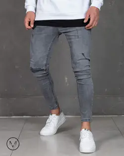 شلوار جین طوسی 639/5