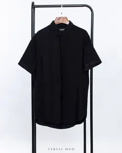 پيراهن کوتاه مشکي 33135 DSQUARED - فروشگاه پوشاک مردانه