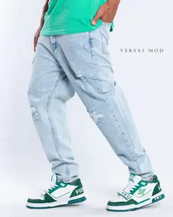 شلوار جين آبي روشن 5082/2 ZARA - فروشگاه پوشاک مردانه ورسای مد