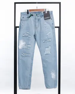 شلوار جين آبي تيره 30121a - فروشگاه پوشاک مردانه ورسای مد