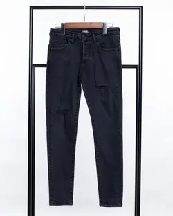 شلوار جين ذغالي 91082/2 KARL - فروشگاه پوشاک مردانه ورسای مد