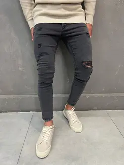 شلوار جين ذغالي 91003/2 morato