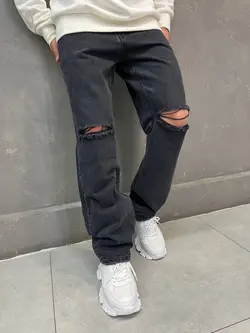 شلوار جين ذغالي 43004/10 ZARA