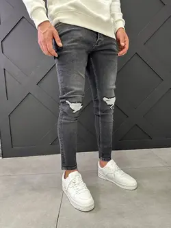 شلوار جين ذغالي  5324/21 AMIRI