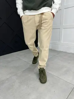 شلوار جين کرم 97030 ZARA