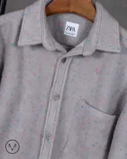 پیراهن پشمی طوسی 35285