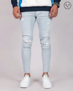 شلوار جین آبی روشن 4625/4