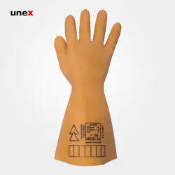 دستکش عایق برق SECURA کلاس 0 - 5000 ولت رنگ زرد | فروشگاه لوازم ایمنی و تجهیزات آتش نشانی | یونکس