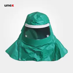 کلاه مقنعه ضد اسید نورس FS2N سبز | فروشگاه لوازم ایمنی و تجهیزات آتش نشانی | یونکس